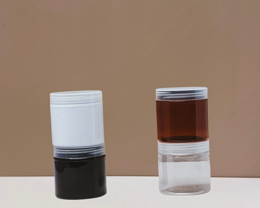 200g Plastic Jar With Clear Lid