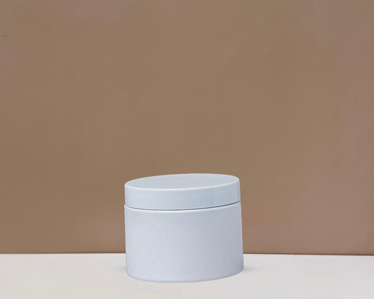 300g Plastic Jar With White Lid