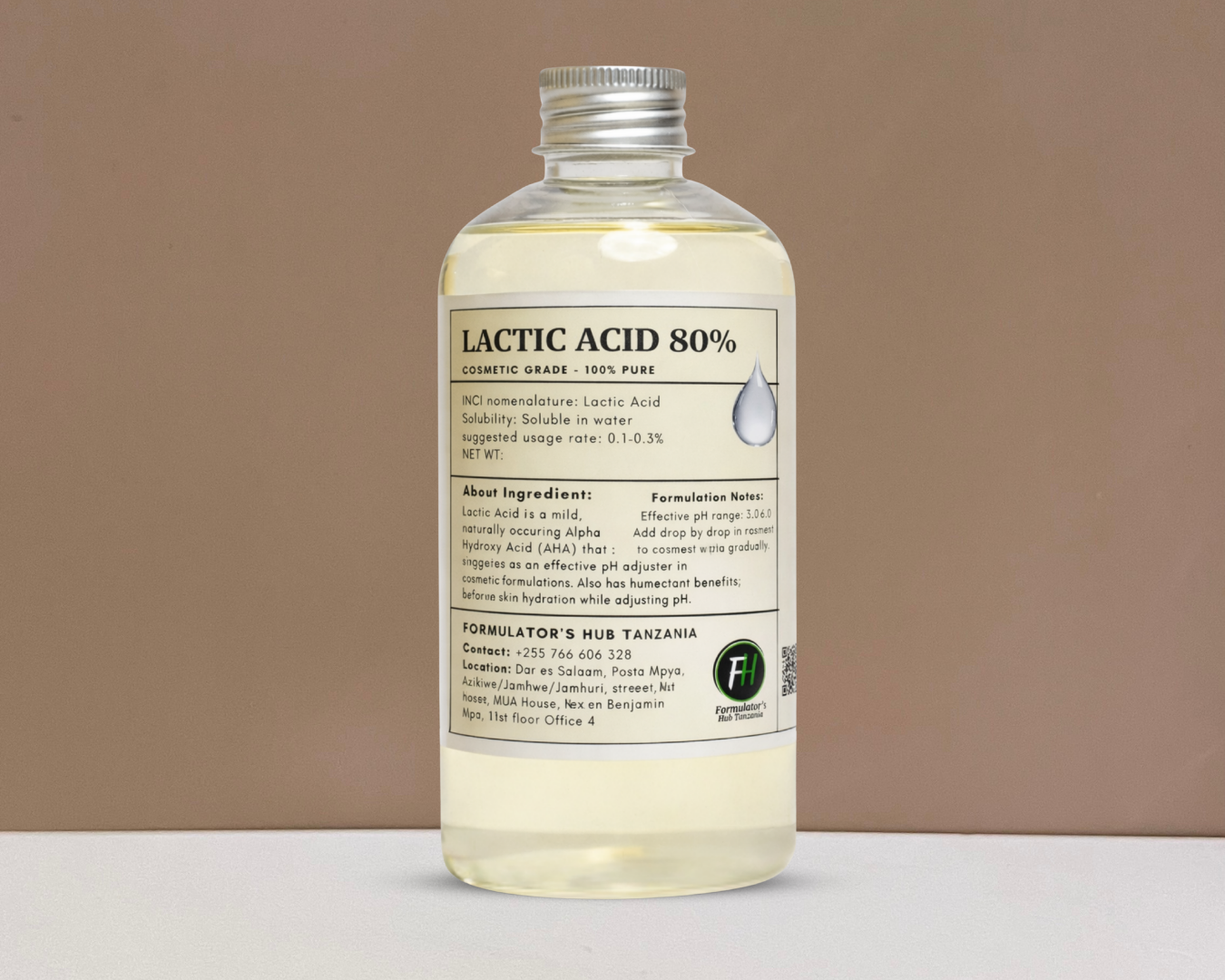 Asidi ya Lactic 80%