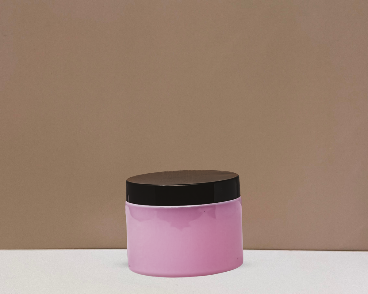 300g Plastic Jar With Black Lid