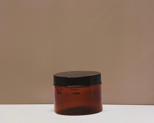 300g Plastic Jar With Black Lid