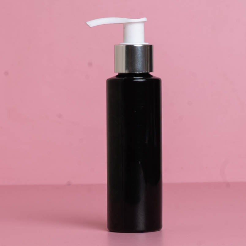 100Ml Pet Bottle With Silver White Lotion Pump