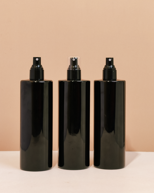 500Ml Tall Pet Bottle With Black Mist Spray