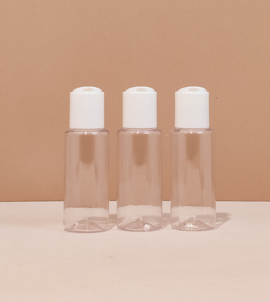 60Ml Pet Bottle With White Press Cap