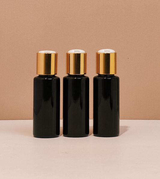 60Ml Pet Bottle With Gold Press Cap