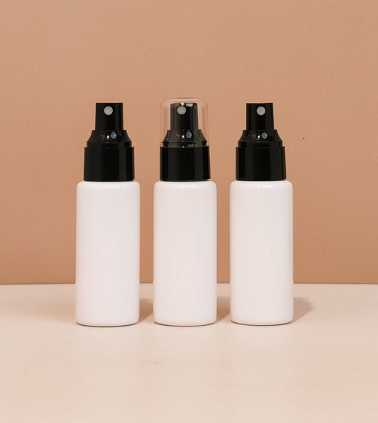 60Ml Pet Bottle With Black Mist Sprayer