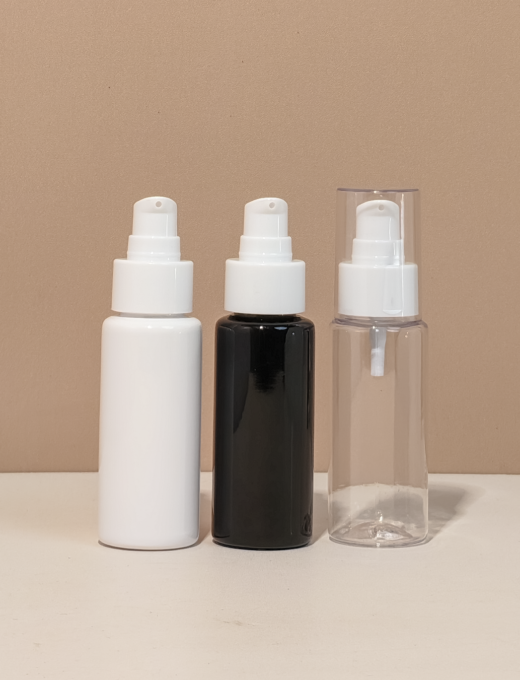 60Ml Pet Bottle With White Treatment Pump