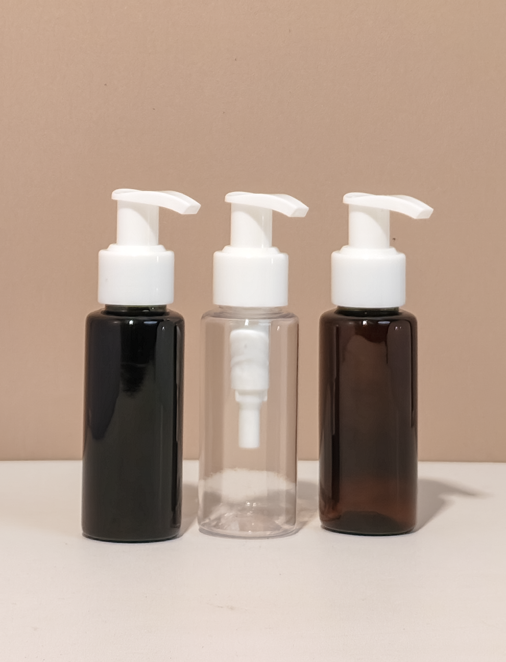 60Ml Pet Bottle With Old White Lotion Pumps