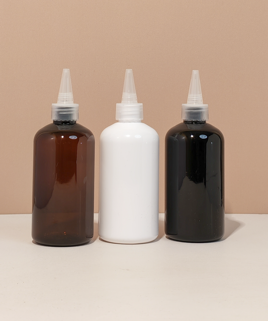 250Ml Short Pet Bottle With Clear Applicator