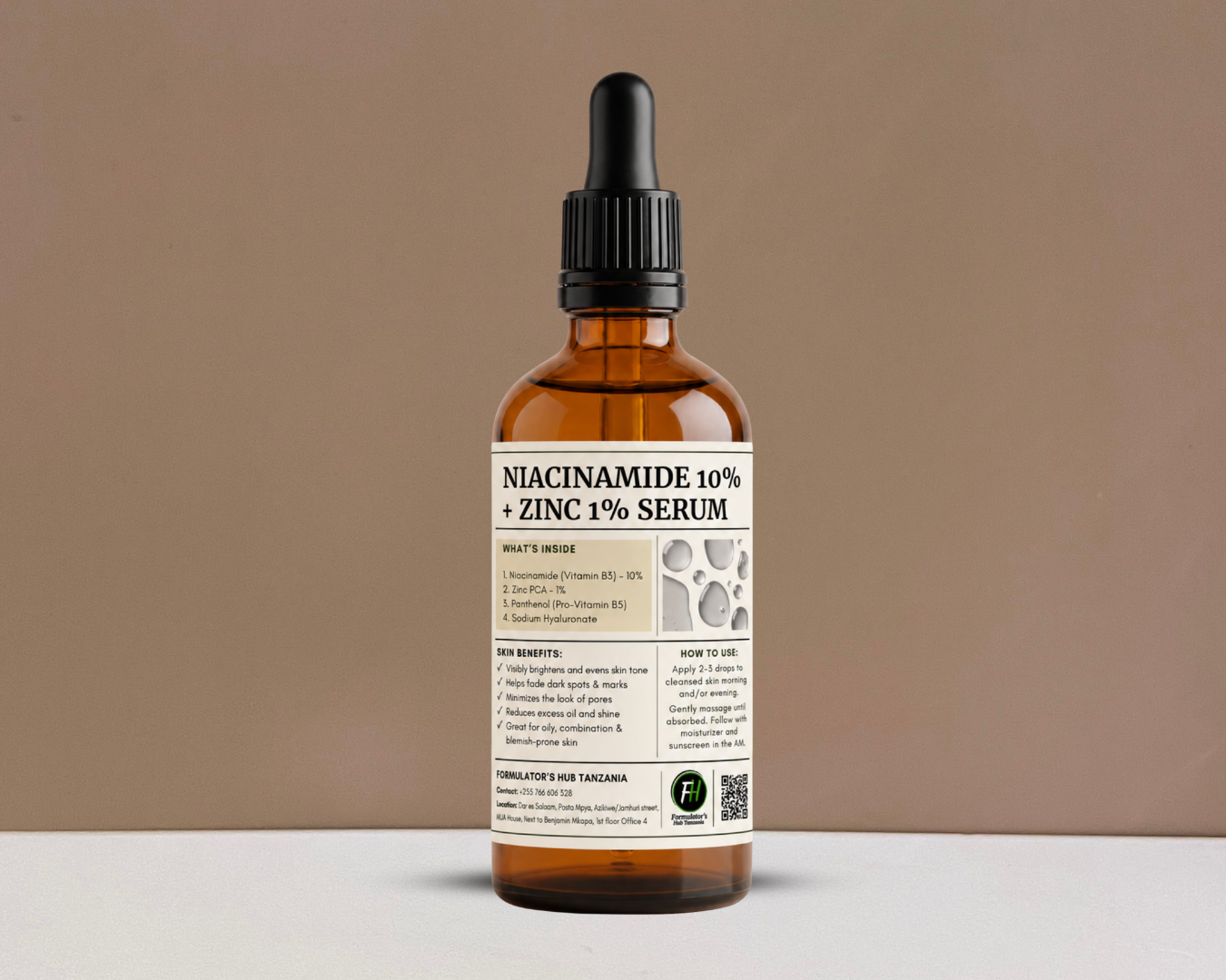 Niacinamide 10% + Zinc 1%  Face Serum