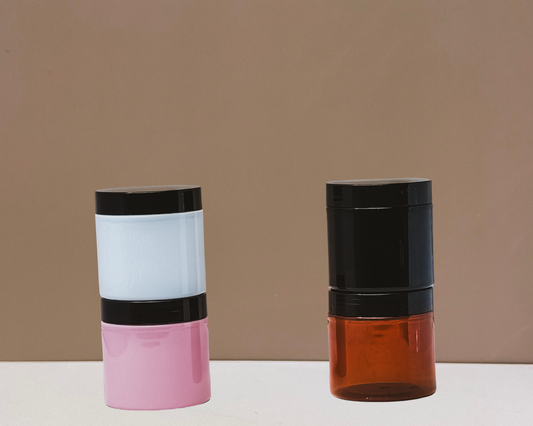 200g Plastic Jar With Black Lid