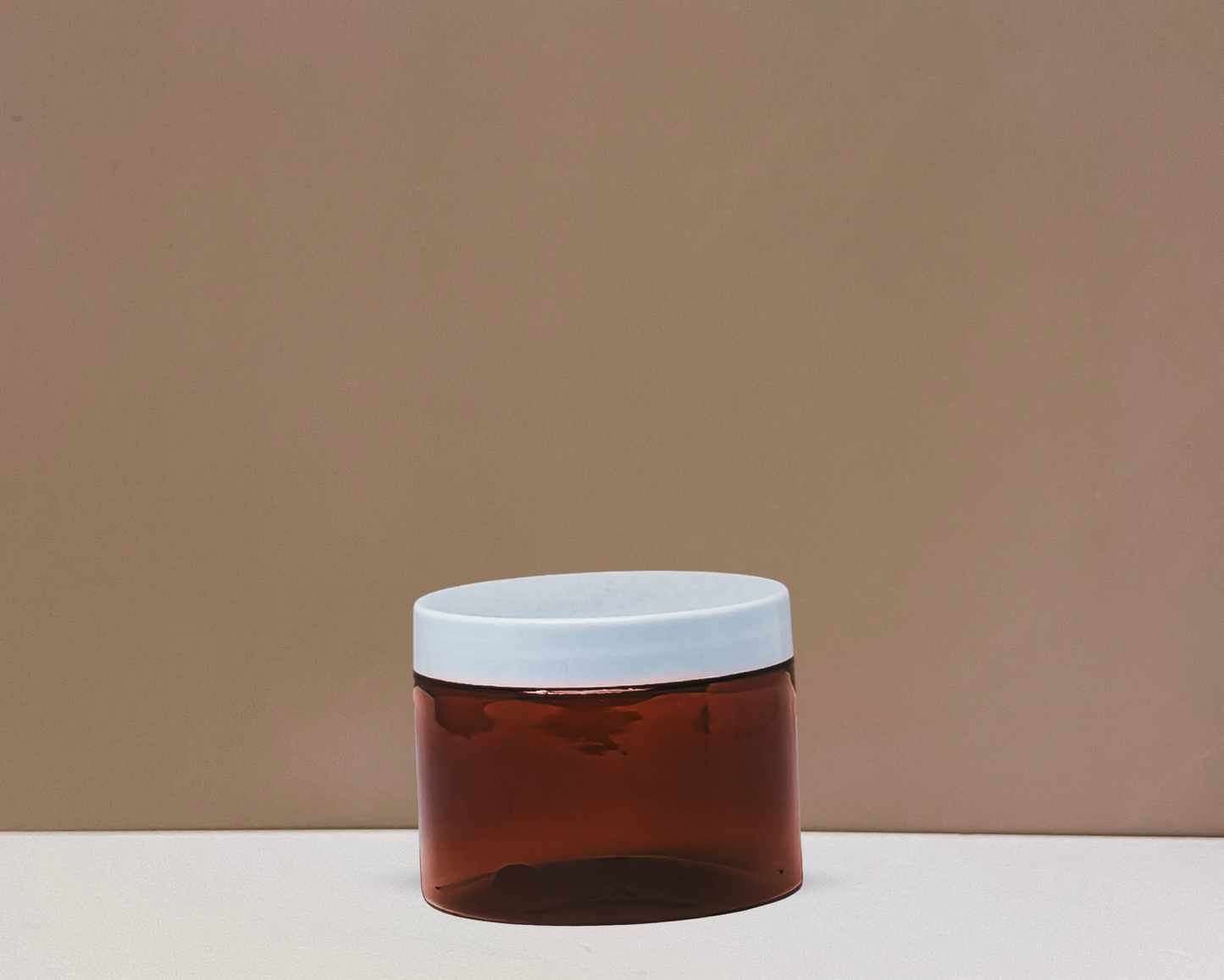300g Plastic Jar With White Lid