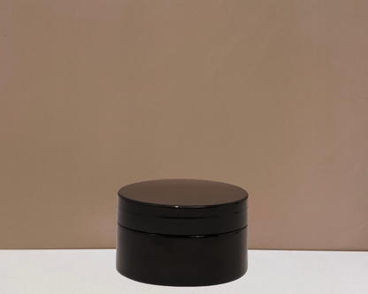 100g Plastic Jar With Black Lid