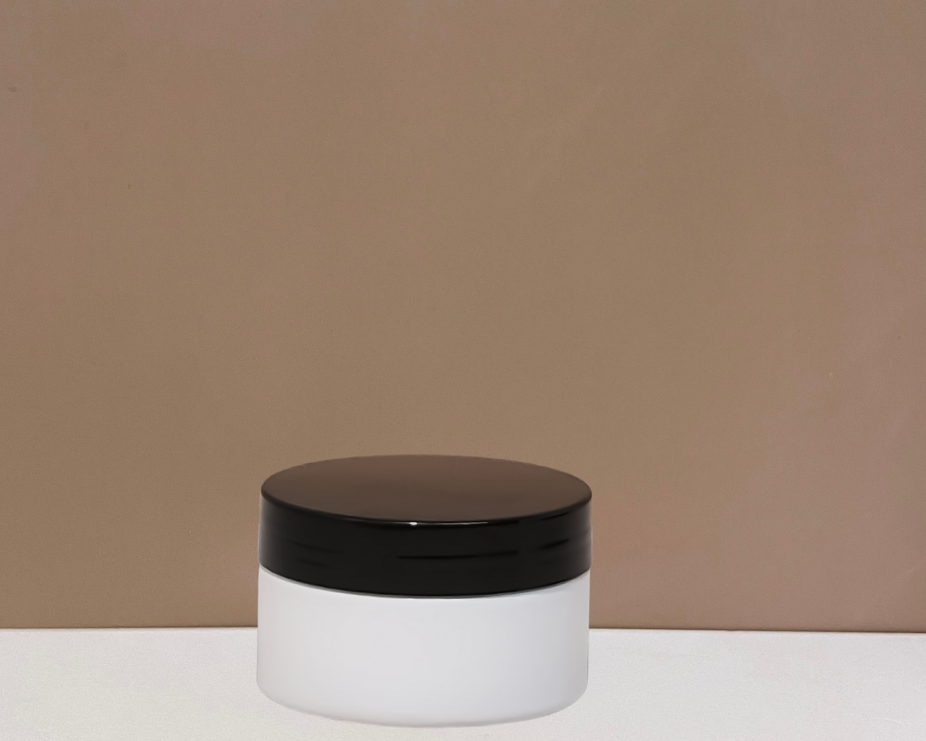 100g Plastic Jar With Black Lid