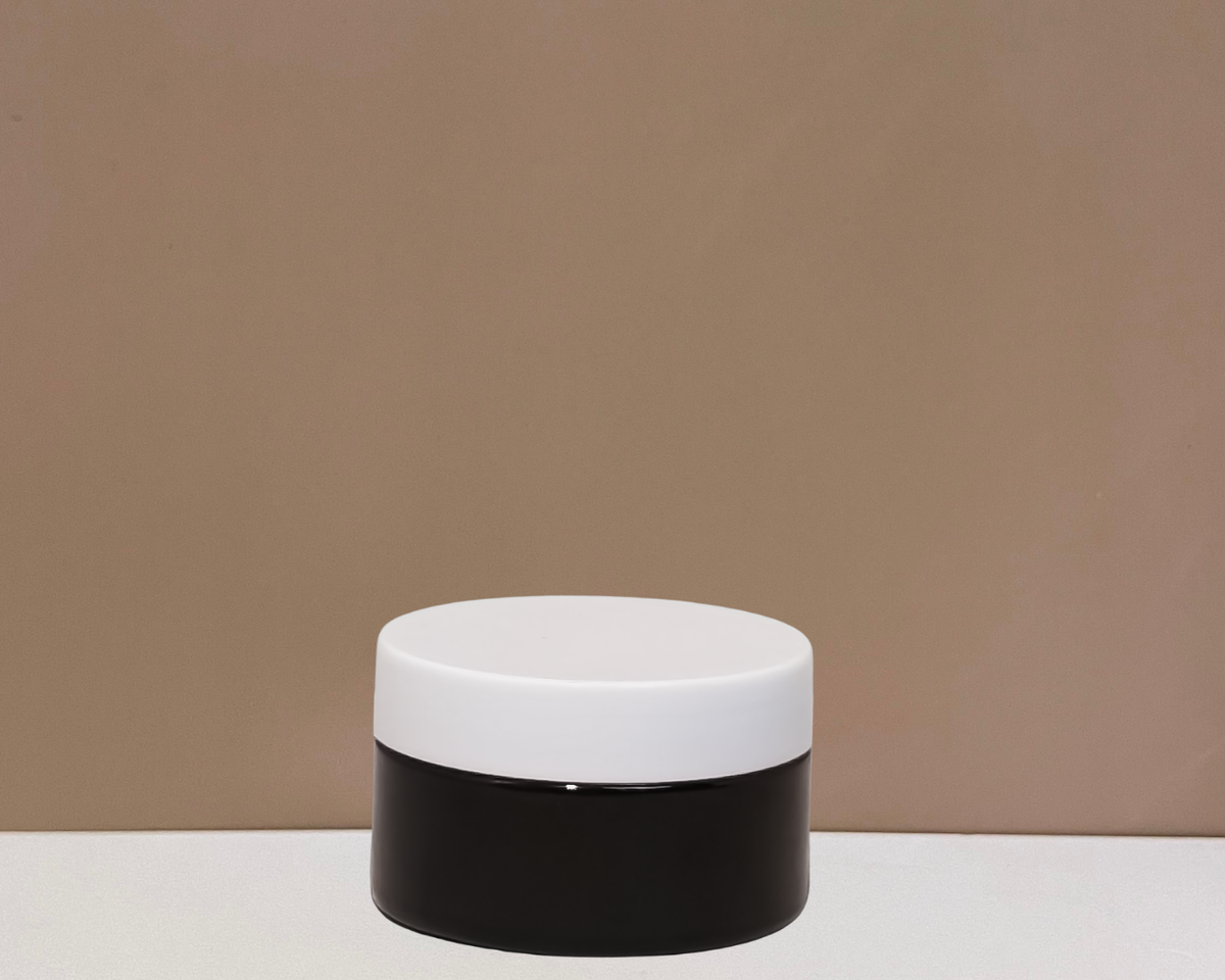 100g Plastic Jar With White Lid