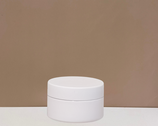 100g Plastic Jar With White Lid