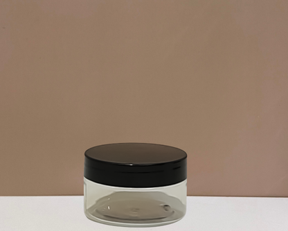 100g Plastic Jar With Black Lid