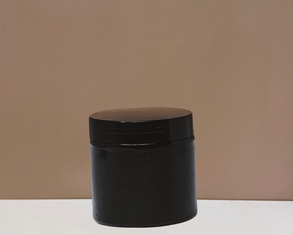 200g Plastic Jar With Black Lid