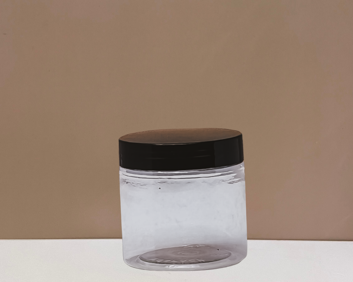200g Plastic Jar With Black Lid