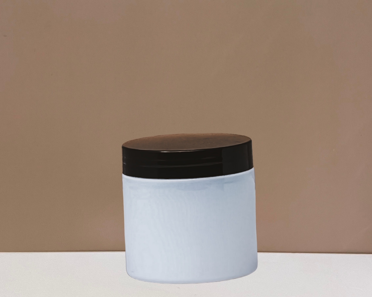 200g Plastic Jar With Black Lid