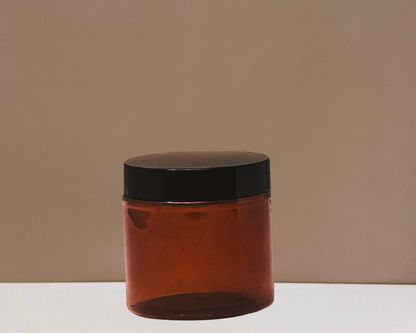 200g Plastic Jar With Black Lid