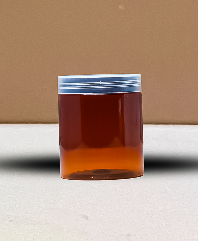250g Tall Plastic Jar With Clear Lid