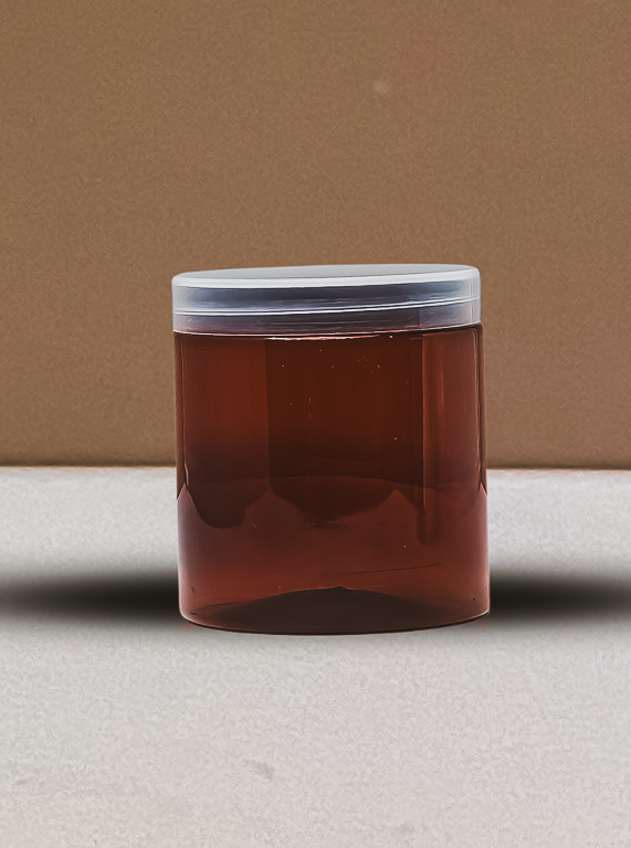 500g Plastic Jar With Clear Lid