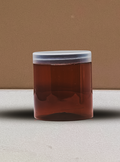 500g Plastic Jar With Clear Lid