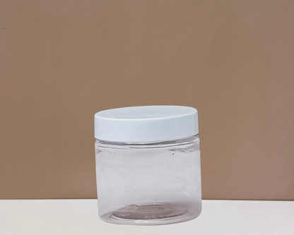 200g Plastic Jar With White Lid