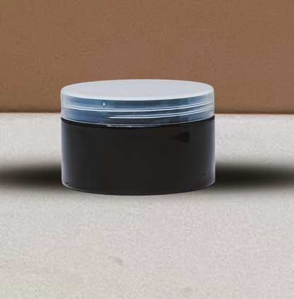250g Wide Plastic Jar With Clear Lid