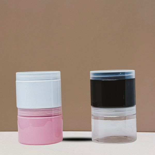 300g Plastic Jar With Clear Lid