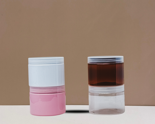 300g Plastic Jar With Clear Lid
