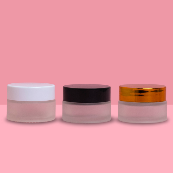 20g Frosted Glass Jars