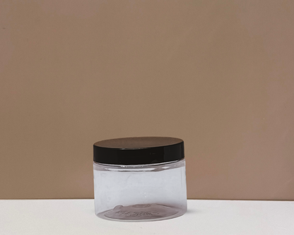 300g Plastic Jar With Black Lid