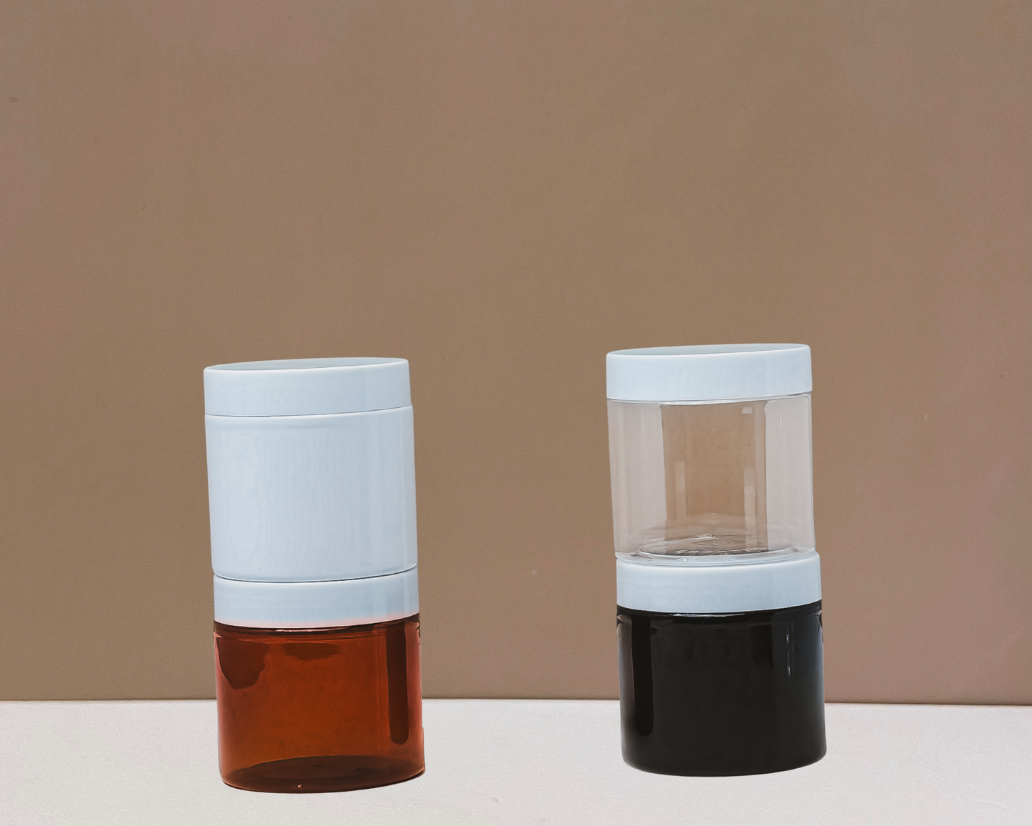 200g Plastic Jar With White Lid