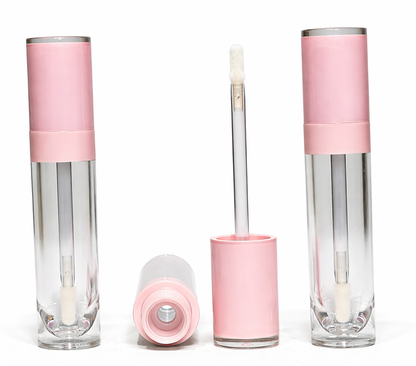 8ml Lip Gloss Tubes with White, Dark Pink, Light Pink Lids