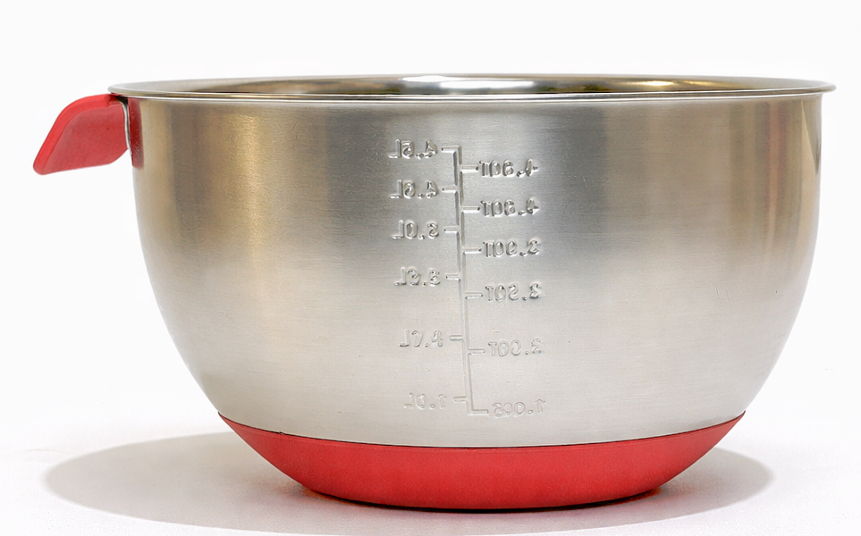 Stainless Steel Mixing Bowls with Silicone Base