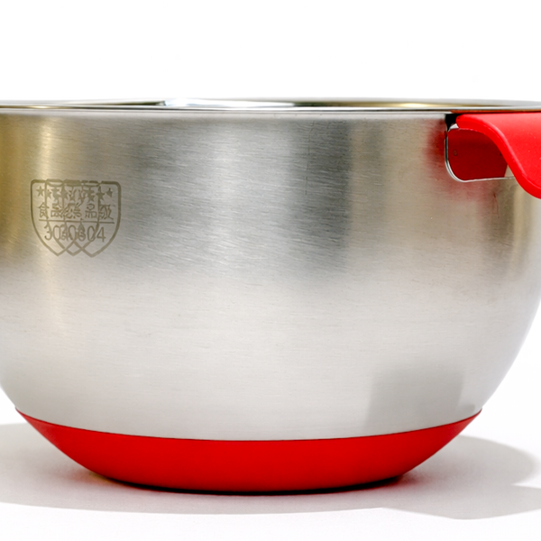 Stainless Steel Mixing Bowls with Silicone Base