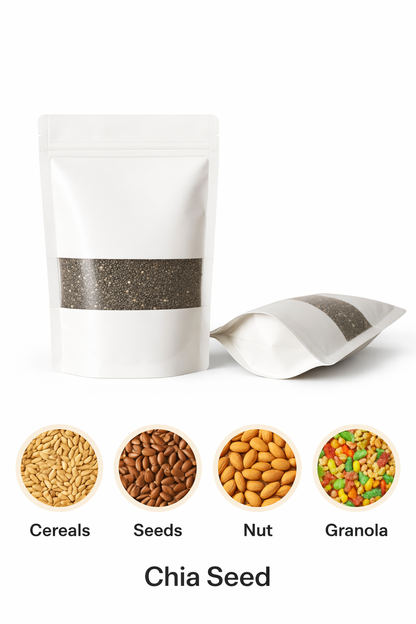 Kraft Paper Ziplock Bag (10*15cm: 30-100g)