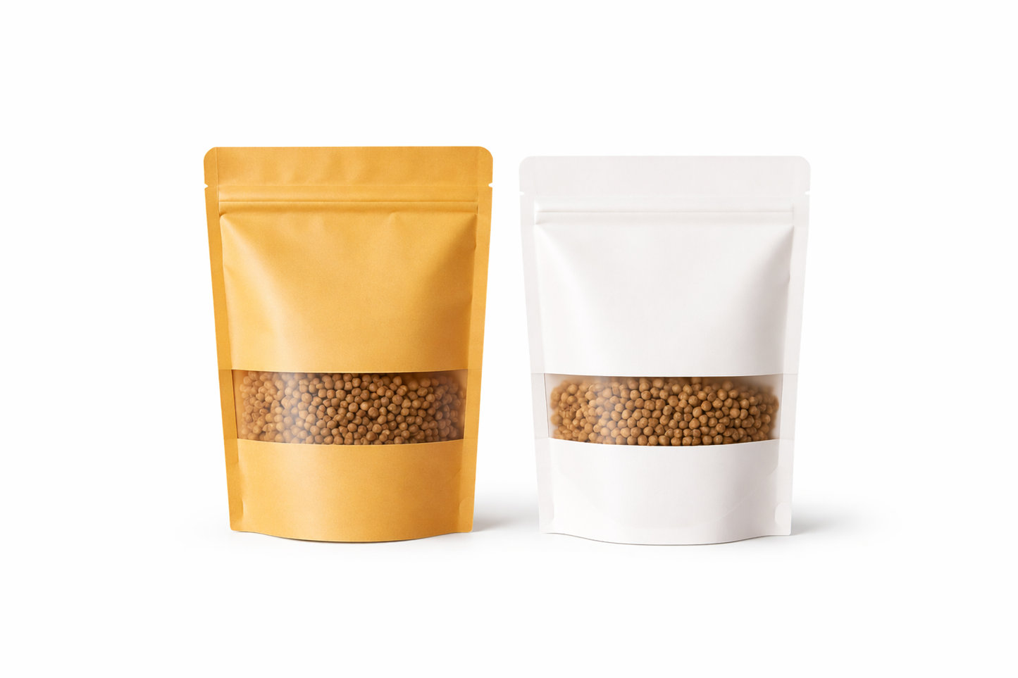Kraft Paper Ziplock Bag 12cm*20cm (100-200g)