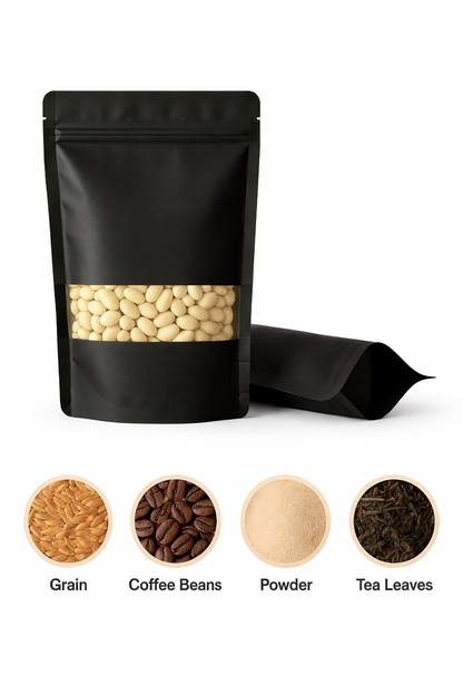 Kraft Paper Ziplock Bag (10*15cm: 30-100g)