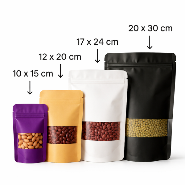 Stand Alone Ziplock Bag 20cm*30cm (500-1kg)