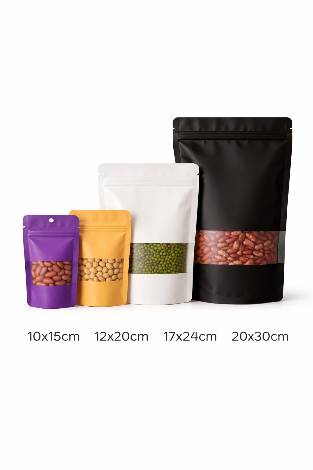 Stand Alone Ziplock Bag 20cm*30cm (500-1kg)