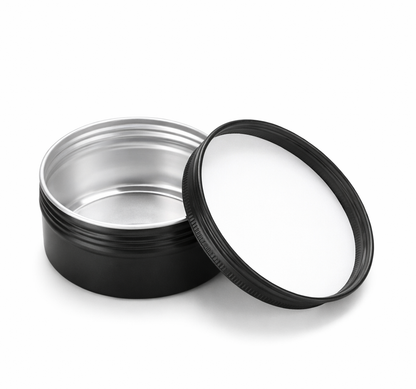 Matt Black Aluminium Jar