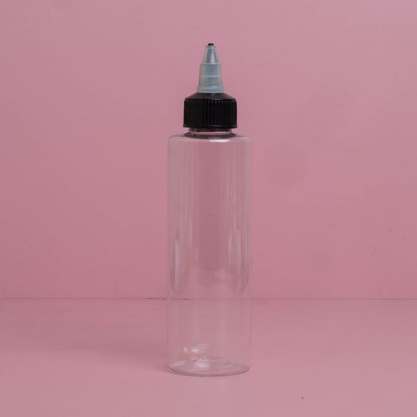 150Ml Pet Bottle With Black Applicator With Clear Top