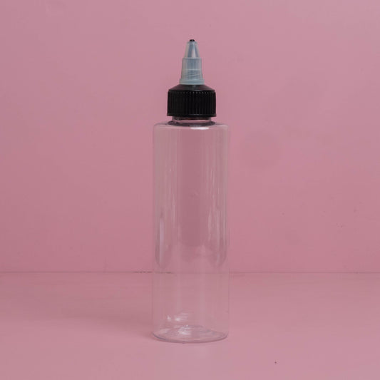 150Ml Pet Bottle With Black Applicator With Clear Top