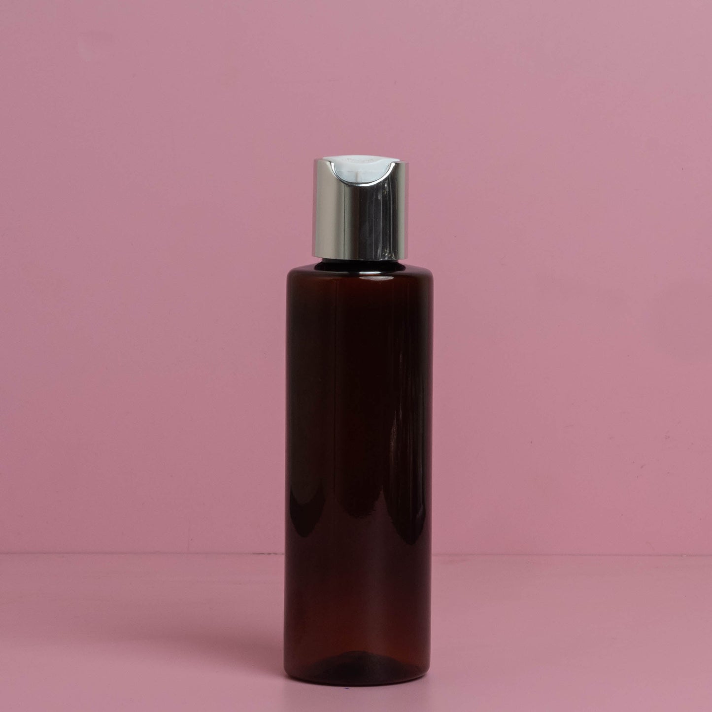 150Ml Pet Bottle With Silver Press Cap