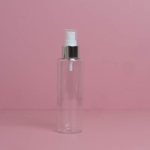 150Ml Pet Bottle With Silver Mist Spray