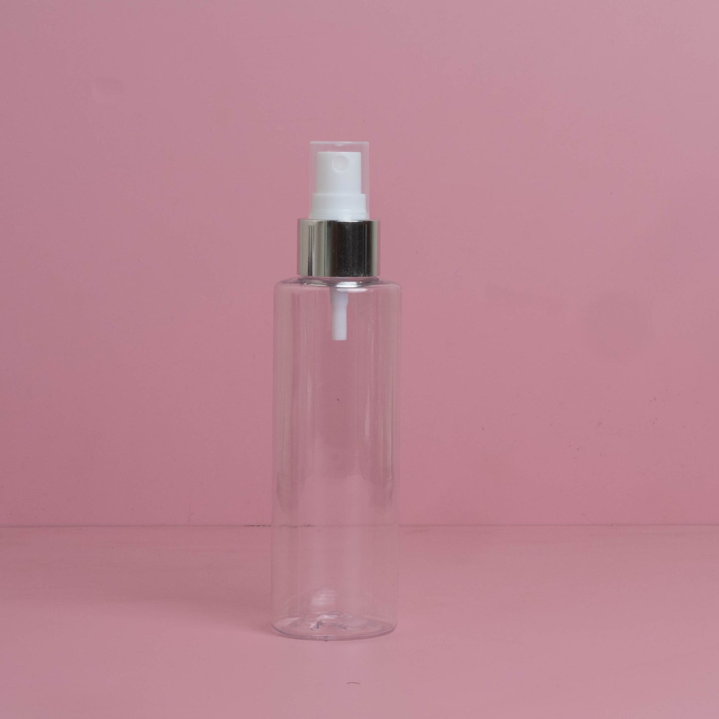 150Ml Pet Bottle With Silver Mist Spray