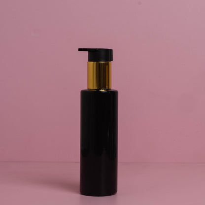 150Ml Pet Bottle With New Gold Black Lotion Pump